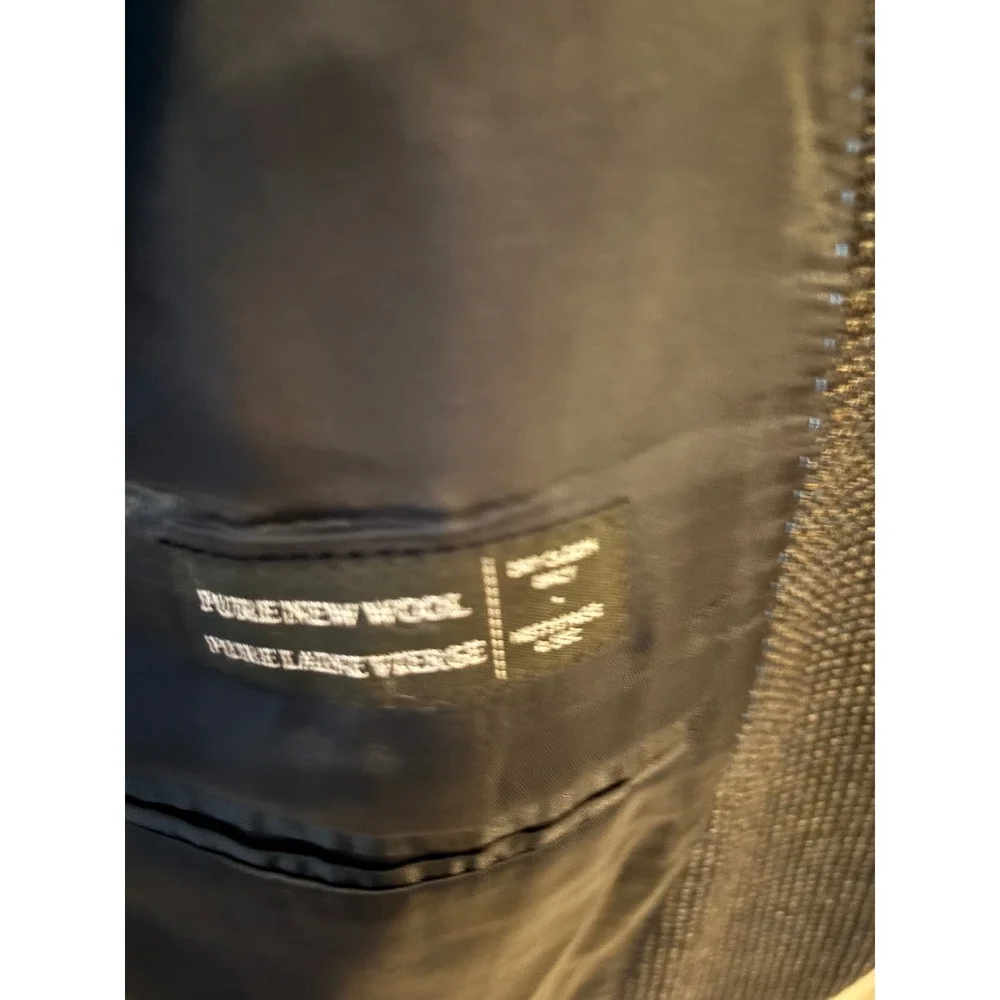 Mens Grey Micro Dot Pattern Blazer Jacket‎ Dress Coat